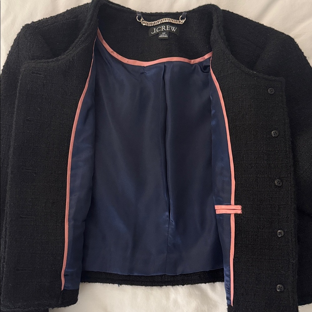 NWOT J.Crew Lady Louisa Crop Jacket - Picture 4 of 5
